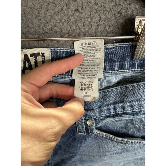 Ariat Jean Mens 36x30 Blue M4 Relaxed Bootcut Workwear Western Cowboy Rodeo - Picture 13 of 16